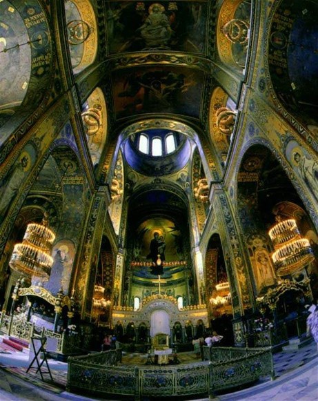Image - Interior of the Saint Volodymyr's Cathedral in Kyiv.